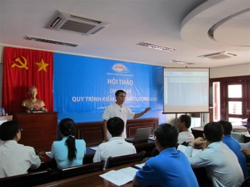 angimex to chuc hoi thao chuyen de quy trinh kiem tra chat luong gao