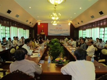 angimex to chuc hoi thao cong nghe che bien lua gao