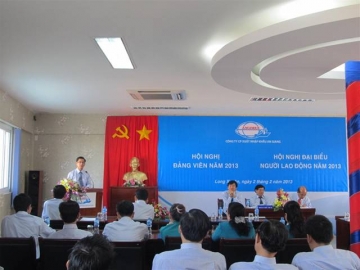 angimex to chuc thanh cong hoi nghi dai bieu nguoi lao dong va hoi nghi dang vien nam 2013