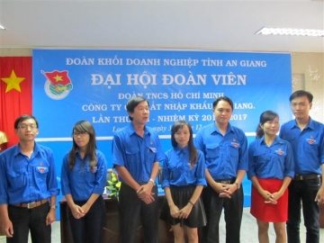 dai hoi doan vien  ?? doan co so cong ty cp xnk an giang nhiem ky 2014 2017