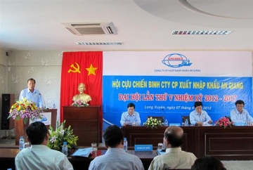 hoi cuu chien binh cong ty cp xuat nhap khau an giang  ?? angimex to chuc dai hoi lan v nhiem ky 2012  ?? 2017