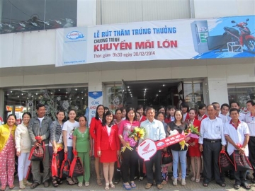 ron rang le boc tham chuong trinh khuyen mai lon cung angimex
