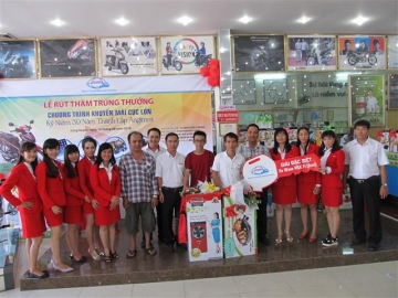 trung tam tm dv angimex to chuc le rut tham trung thuong chuong trinh khuyen mai cuc lon ky niem 39 nam thanh lap angimex