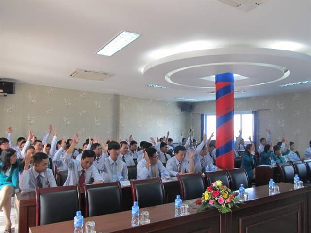 angimex to chuc thanh cong hoi nghi dai bieu nguoi lao dong va hoi nghi dang vien nam 2013