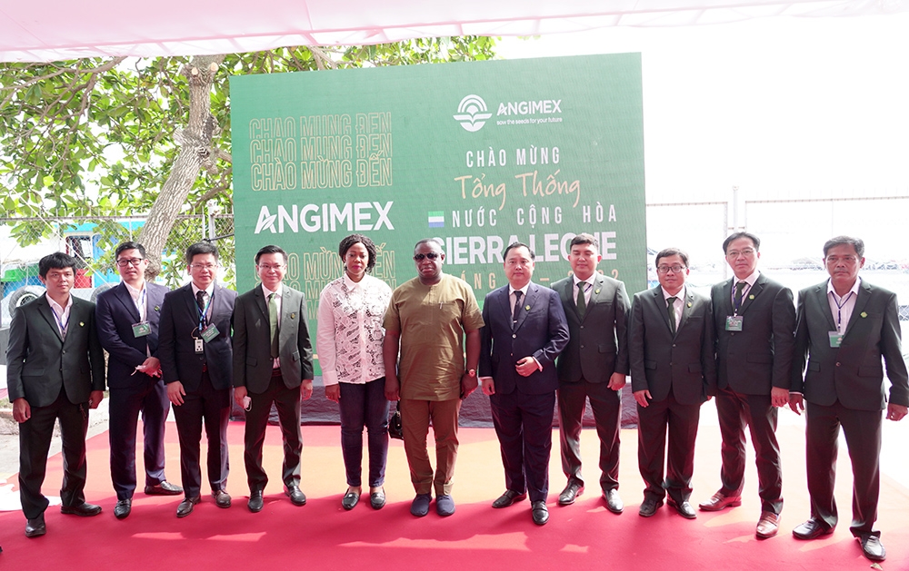 angimex ky ket hop dong xuat khau gao voi cong hoa sierra leone